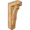Ekena Millwork Balboa Arts and Crafts Rough Sawn Bracket w/ Offset Brace, Western Red Cedar, 6"W x 14"D x 26"H BKT0604X14X26BOA03RWR - alternate 1